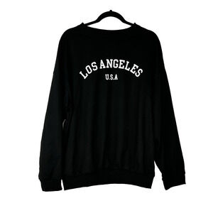 Cider Sweatshirt Mens Womens Small Black Long Sleeve Pullover Los Angeles Logo N